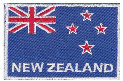 Aufnäher Bügelbild Aufbügler iron on Patch Applikation Flagge Fahne Nation Neuseeland New Zealand von JAB Seller