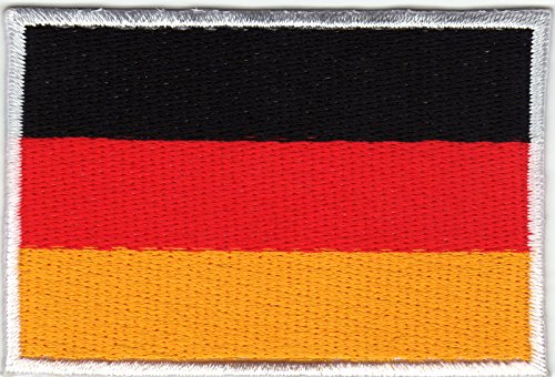 JAB Seller Aufnäher Bügelbild Aufbügler Iron on Patch Flagge Fahne Nation Deutschland Germany von JAB Seller