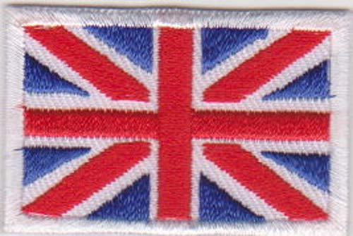 JAB Seller Aufnäher Bügelbild Aufbügler Iron on Patch Flagge Fahne UK Großbritannien Vereinigtes Königreich klein von JAB Seller