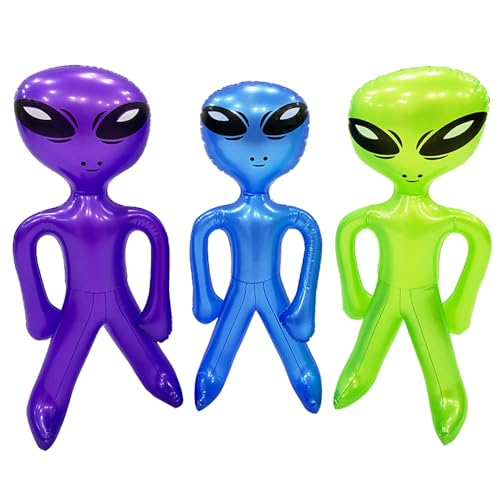 JAHEMU Aufblasbar Alien Luftballons Halloween Alien Aufblasbare Spielzeuge Außerirdische Folienballon Halloween Deko Karneval Kindergeburtstag Ballonspielzeug 3 Stück JAHEMU Aufblasbar Alien Luftballons Halloween Alien Aufblasbare Spielzeuge Außerirdische Folienballon Halloween Deko Karneval Kindergeburtstag Ballonspielzeug 3 Stück von JAHEMU