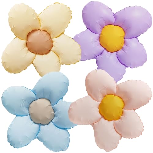 JAHEMU Blumen Luftballons Gänseblümchen Folienballon Hochzeit Deko Boho Blume Ballons Sonnenblume Luftballon für Hochzeit Verlobung Baby Shower Geburtstag 4 Stück JAHEMU Blumen Luftballons Gänseblümchen Folienballon Hochzeit Deko Boho Blume Ballons Sonnenblume Luftballon für Hochzeit Verlobung Baby Shower Geburtstag 4 Stück von JAHEMU