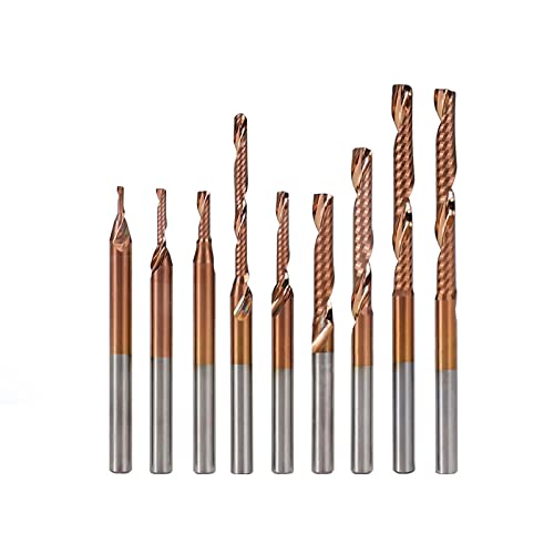 1 STÜCK Einflöte Schaftfräser CNC Fräser TiCN Beschichtung 3,175 mm Schaft Hartmetall Für Aluminium Kupfer Schneidwerkzeug Spiralfräser-3.175x1.5x8 1 STÜCK Einflöte Schaftfräser CNC Fräser TiCN Beschichtung 3,175 mm Schaft Hartmetall Für Aluminium Kupfer Schneidwerkzeug Spiralfräser-3.175x1.5x8 von JAINGU