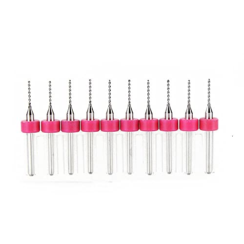 10 stücke 0,6mm-1,5mm Import Hartmetall PCB Bohrer Drucken Leiterplatte Mini CNC Bohrer Set-10 stücke 0,8mm. von JAINGU