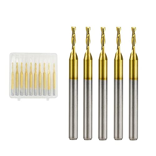 10 stücke 1mm Wolfram-Hartmetall-flache End-Mühlen 3.175 Schaft CNC-Router-Bit für Holz/aus Kunststoff Schnitt 2 Flöte Spiralendmühle 10 stücke 1mm Wolfram-Hartmetall-flache End-Mühlen 3.175 Schaft CNC-Router-Bit für Holz/aus Kunststoff Schnitt 2 Flöte Spiralendmühle von JAINGU