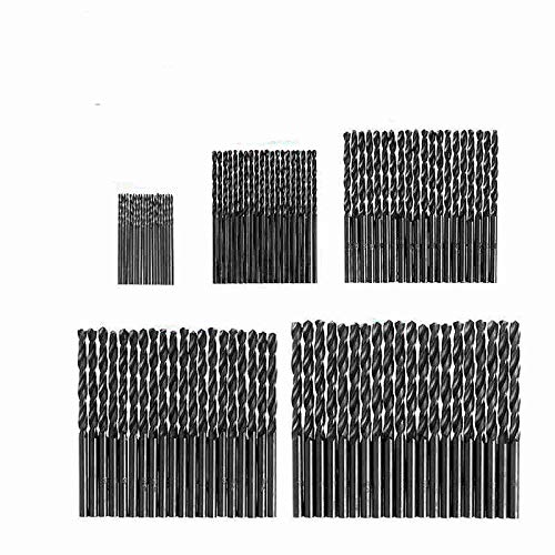 100 stücke HSS Bohrmaschine Bohrmaschine Drillbohrmaschine Metallbearbeitung Bohren 1mm / 2mm / 3mm / 4mm / 5mm von JAINGU