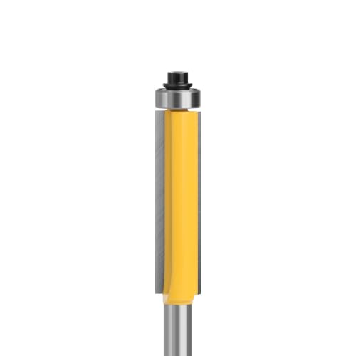 1pc 8mm Schaft 2" Bündigfräser mit Lager für Holzschablone Muster Bit Hartmetallfräser für Holz 02017,8x12,7x50,4mm von JAINGU