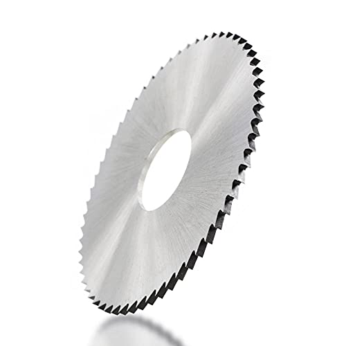 HSS 72teeth Sägeblatt Blade 80x22mm 0.5/0,6/0,8/1,5/2,5 mm Dicke Kreissägeblatt Holz/Metall Schneidscheibe-_80x2.5x22x72t. von JAINGU