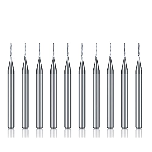 JAINGU 10 stücke 0,5-3,175mm PCB Fräser Set Hartmetall CNC Fräser Werkzeuge PCB Maschine Gravur Bit 3,175mm Schaft CNC Schaftfräser,10 Stück 0,5 mm JAINGU 10 stücke 0,5-3,175mm PCB Fräser Set Hartmetall CNC Fräser Werkzeuge PCB Maschine Gravur Bit 3,175mm Schaft CNC Schaftfräser,10 Stück 0,5 mm von JAINGU