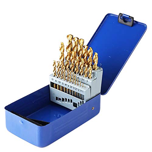 M42 8% High Cobalt HSS Titan beschichtete Industrial Grade Twist Bohrer Set 13/19 / 25PCS für 304 Edelstahlbohrungen-25pcs. M42 8% High Cobalt HSS Titan beschichtete Industrial Grade Twist Bohrer Set 13/19 / 25PCS für 304 Edelstahlbohrungen-25pcs. von JAINGU