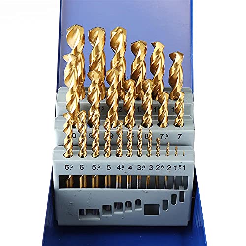 M42 8% Hohe Kobalt HSS Titan beschichtete Twist Bohrer Set Industrial Grad 25pcs 1-13mm für 304 Edelstahlbohrungen M42 8% Hohe Kobalt HSS Titan beschichtete Twist Bohrer Set Industrial Grad 25pcs 1-13mm für 304 Edelstahlbohrungen von JAINGU