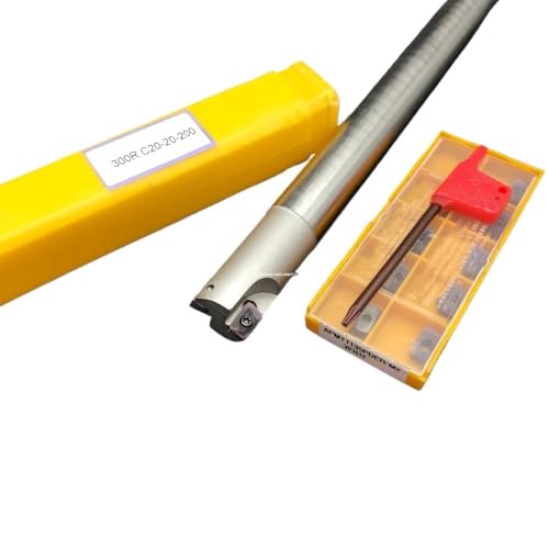 JALYKA BAP300R Fräser 120–250 mm 1T 2T 3T Hartmetalleinsatz Fräswerkzeughalter 10 Stück APMT1135 Drehmaschinenteile Werkzeug BAP 300R(300R C24-25-250-3T,No Insert) von JALYKA