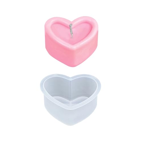 Vielseitige Silikon-Backform für Dessert, Seife, Dessert, Herzformen, antihaftbeschichtete Oberflächen, Party-Backformen, flexibles Formen-Set von JAMNGHB