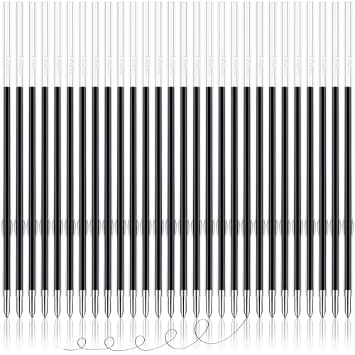 100 Stück 0,7mm Kugelschreiberminen, Schwarz Austauschbare Kugelschreiber Minen Tintenschreiber Ersatzminen Glatte Nachfüllmine für Büro Schule Kugelschreiber 100 Stück 0,7mm Kugelschreiberminen, Schwarz Austauschbare Kugelschreiber Minen Tintenschreiber Ersatzminen Glatte Nachfüllmine für Büro Schule Kugelschreiber von JANYUN