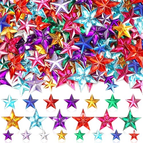 300 Stück Stern-Strasssteine, bunte Acryl-Strasssteine mit flacher Rückseite, Tischstreuung für Urlaub, DIY, Basteln, Weihnachten, Unabhängigkeitstag, Veteranen, Gedenktag, Geburtstag, Zuhause 300 Stück Stern-Strasssteine, bunte Acryl-Strasssteine mit flacher Rückseite, Tischstreuung für Urlaub, DIY, Basteln, Weihnachten, Unabhängigkeitstag, Veteranen, Gedenktag, Geburtstag, Zuhause von JANYUN