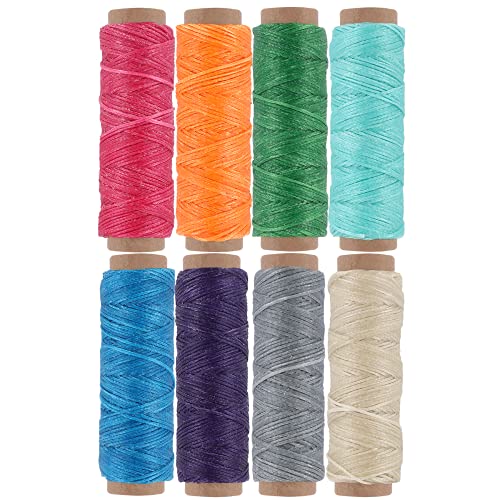 JANYUN 150D Ledergarn, gewachst, für Wachs- und Lederarbeiten, 1 mm Durchmesser, 8 Farben, je 30 m JANYUN 150D Ledergarn, gewachst, für Wachs- und Lederarbeiten, 1 mm Durchmesser, 8 Farben, je 30 m von JANYUN