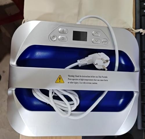30,5 x 25,4 cm Wärmepresse, 2 in 1 Transfer- und Wärmepresse mit Timer & schnelles Aufheizen für T-Shirts, Hosen, Hüte, Taschen - ideal für Baumwolle & Polyester 30,5 x 25,4 cm Wärmepresse, 2 in 1 Transfer- und Wärmepresse mit Timer & schnelles Aufheizen für T-Shirts, Hosen, Hüte, Taschen - ideal für Baumwolle & Polyester von JAOGAUS