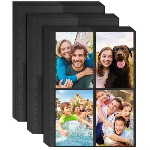 30 Stück Fotohüllen DIN A4,Transparent Postkartenhüllen 4 Fach Geteilt Fotosichthüllen Klarsichtfolien Postkartenhüllen für Familien Hochzeits Fotoalbum A4 2/3/4 Ringbuch 30 Stück Fotohüllen DIN A4,Transparent Postkartenhüllen 4 Fach Geteilt Fotosichthüllen Klarsichtfolien Postkartenhüllen für Familien Hochzeits Fotoalbum A4 2/3/4 Ringbuch von JAOMON