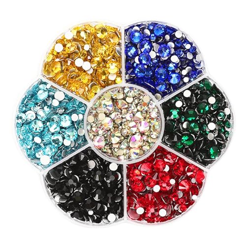 JAONLD 2500 Pcs Hotfix Strasssteine für Textilien Kristall AB zum Basteln 7 Farben 1,5~4,8mm Glitzersteine für Textilien Kristallsteine zum Kleben für Kleidung Schuhe DIY Handwerk Geschenk JAONLD 2500 Pcs Hotfix Strasssteine für Textilien Kristall AB zum Basteln 7 Farben 1,5~4,8mm Glitzersteine für Textilien Kristallsteine zum Kleben für Kleidung Schuhe DIY Handwerk Geschenk von JAONLD