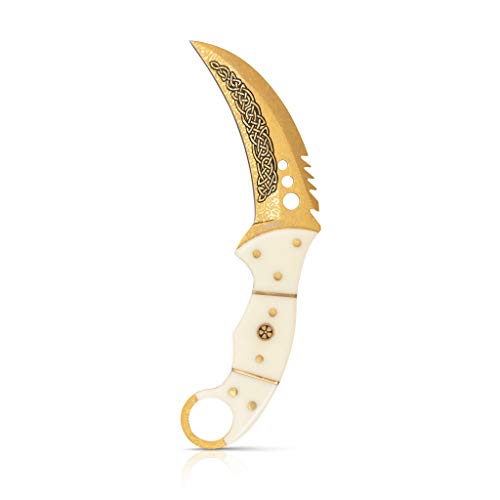 Talon Messer Scharf Premium Replica CSGO - Sammlermesser - Feststehende Klinge Real Steel - Kollektion, Survival, Camping, Tactical, Outdoor Knife Stainless Steele für CSGO Fans Talon Messer Scharf Premium Replica CSGO - Sammlermesser - Feststehende Klinge Real Steel - Kollektion, Survival, Camping, Tactical, Outdoor Knife Stainless Steele für CSGO Fans von JARL