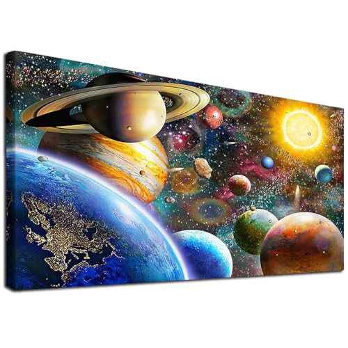 JATOK 5D Diamond Painting Großes XXL 40x70cm Diamant Painting Bilder Planeten im Weltall Diamond Art Erwachsene Full DIY Diamant Kunst Malerei Stickerei Set Kreuzstich Bilder Home Wand Dekor JATOK 5D Diamond Painting Großes XXL 40x70cm Diamant Painting Bilder Planeten im Weltall Diamond Art Erwachsene Full DIY Diamant Kunst Malerei Stickerei Set Kreuzstich Bilder Home Wand Dekor von JATOK