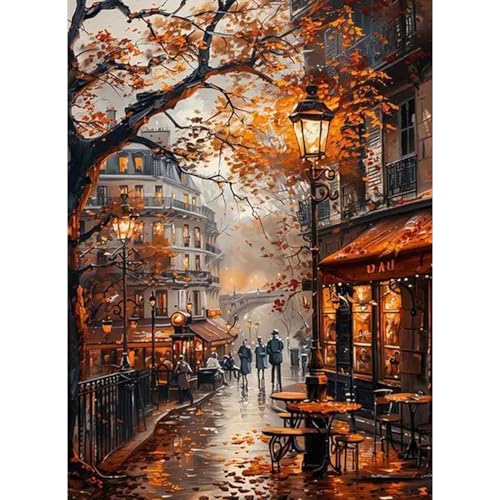 JATOK Diamond Painting Erwachsene, Diamant Painting Bilder Landschaft 30x40cm, 5D Diamond-Painting Art Geeignet Als Geschenk, Zur Entspannung und Als Wanddeko von JATOK