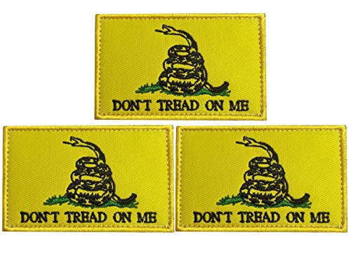 JAVD Gadsden Flaggen-Aufnäher "Don't Tread On Me", für Hüte, Taschen, Militäruniform, taktische Tasche, Jacke, Team, Weste, Mütze, Rucksack, Rucksack usw. JAVD Gadsden Flaggen-Aufnäher "Don't Tread On Me", für Hüte, Taschen, Militäruniform, taktische Tasche, Jacke, Team, Weste, Mütze, Rucksack, Rucksack usw. von JAVD