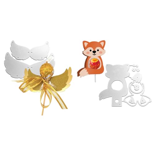 2PCS Fuchs Schokolade Stanzschablone, 3D Engel Stanzmaschine Stanzschablone Weihnachten Stanzformen Schokolade Stanzschablone Geschenkbox Prägeschablone Schokolade Süßigkeiten Stanzschablonen 2PCS Fuchs Schokolade Stanzschablone, 3D Engel Stanzmaschine Stanzschablone Weihnachten Stanzformen Schokolade Stanzschablone Geschenkbox Prägeschablone Schokolade Süßigkeiten Stanzschablonen von JAWSEU