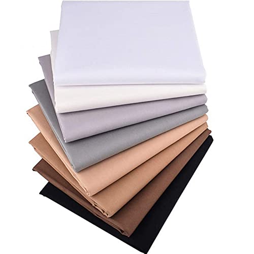 8 Stück Baumwollstoff Patchwork Stoffe 50x50cm DIY Gewebe Quadrate Baumwolltuch Stoffpaket, Baumwollstoff Patchwork Stoffpaket für Kleidung, Bettwäsche, Vorhänge, Puppen, Handtaschen 8 Stück Baumwollstoff Patchwork Stoffe 50x50cm DIY Gewebe Quadrate Baumwolltuch Stoffpaket, Baumwollstoff Patchwork Stoffpaket für Kleidung, Bettwäsche, Vorhänge, Puppen, Handtaschen von JAWSEU