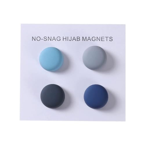 JAWSEU 4 Stück Hijab Magnetische Pins Hijab Brosche Magnetischer Hijab Clip Hijab Magnet Starke Hijab Magnet Matt Hijab Schal Pins für Muslimischen Schals Kleidung von JAWSEU
