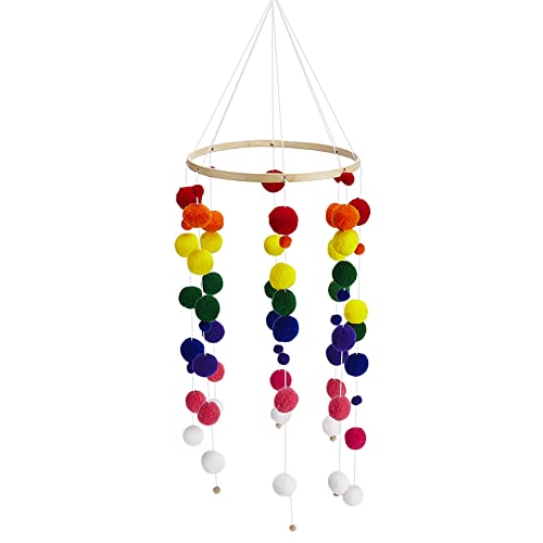 JAWSEU Baby Windspiele Mobile Baby, Babybett Windspiele Spielzeug, Mobile Bettglocke Babybett hängende Spiel Mobile für Kinderzimmer Kinder Bett Dekor JAWSEU Baby Windspiele Mobile Baby, Babybett Windspiele Spielzeug, Mobile Bettglocke Babybett hängende Spiel Mobile für Kinderzimmer Kinder Bett Dekor von JAWSEU