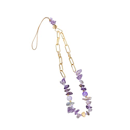 JAWSEU Handy-Anhänger, Gold Kette Perlen Handy-Lanyard Handyanhänger, Beaded Handyband, Perlenkette Handy Charm Handy Halskette Handy Schmuck Anhänger Kette Schlüsselanhänger für Frauen Mädchen JAWSEU Handy-Anhänger, Gold Kette Perlen Handy-Lanyard Handyanhänger, Beaded Handyband, Perlenkette Handy Charm Handy Halskette Handy Schmuck Anhänger Kette Schlüsselanhänger für Frauen Mädchen von JAWSEU