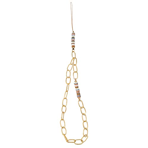 JAWSEU Handy-Anhänger, Gold Kette Perlen Handy-Lanyard Handyanhänger, Perlen-Handyband, Perlenkette Handy Charm Handy Halskette Handy Schmuck Anhänger Kette für Frauen JAWSEU Handy-Anhänger, Gold Kette Perlen Handy-Lanyard Handyanhänger, Perlen-Handyband, Perlenkette Handy Charm Handy Halskette Handy Schmuck Anhänger Kette für Frauen von JAWSEU