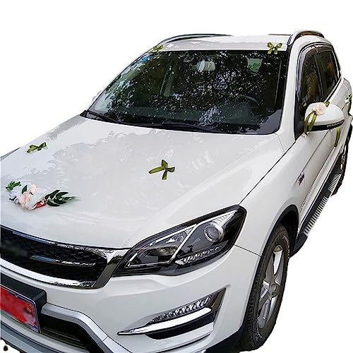 JAWSEU Hochzeit Auto Dekoration Blume Schleifen, Autoschmuck Hochzeit Hochzeit Motorhaube Car Wedding Girlande Hochzeitsauto Deko Blumenschmuck Auto Hochzeit für Hochzeits Verlobungsfeier JAWSEU Hochzeit Auto Dekoration Blume Schleifen, Autoschmuck Hochzeit Hochzeit Motorhaube Car Wedding Girlande Hochzeitsauto Deko Blumenschmuck Auto Hochzeit für Hochzeits Verlobungsfeier von JAWSEU