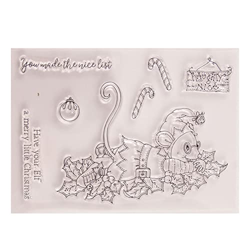 JAWSEU Klar Weihnachten Stempel, Weihnachten Silikon Klar Stempel mit Schneeflocke Weihnachtsmann Hirsch Baum Muster für DIY Handwerk Scrapbooking Karten Weihnachtskarten JAWSEU Klar Weihnachten Stempel, Weihnachten Silikon Klar Stempel mit Schneeflocke Weihnachtsmann Hirsch Baum Muster für DIY Handwerk Scrapbooking Karten Weihnachtskarten von JAWSEU