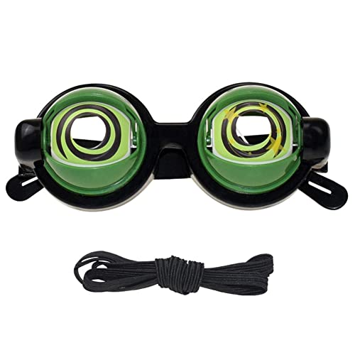 JAWSEU Lustige Brillen Wackelaugen Brille, Kulleraugen Brille Halloween Foto-Requisiten Party Knifflige Brille Augapfel Brille für Party Karneval Cosplay Kostüm Zubehör JAWSEU Lustige Brillen Wackelaugen Brille, Kulleraugen Brille Halloween Foto-Requisiten Party Knifflige Brille Augapfel Brille für Party Karneval Cosplay Kostüm Zubehör von JAWSEU