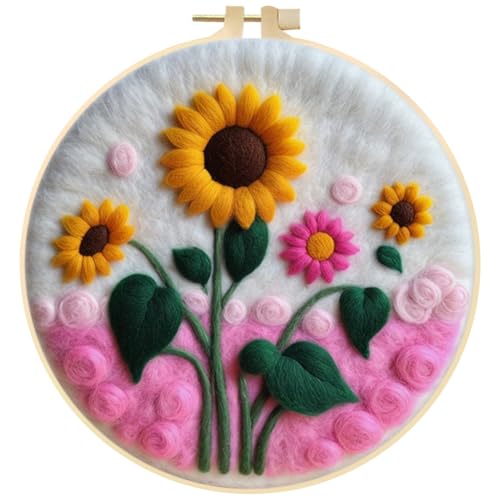 JAWSEU Nadelfilz Wolle Set, Wolle Malerei Filz Wolle Filz-Kit Filzen Starterset Nadelfilz-Werkzeuge für Anfänger, Wollfilz Stickerei Starterset Komplette Nadelfilzwerkzeuge Zubehör für DIY Kunst JAWSEU Nadelfilz Wolle Set, Wolle Malerei Filz Wolle Filz-Kit Filzen Starterset Nadelfilz-Werkzeuge für Anfänger, Wollfilz Stickerei Starterset Komplette Nadelfilzwerkzeuge Zubehör für DIY Kunst von JAWSEU