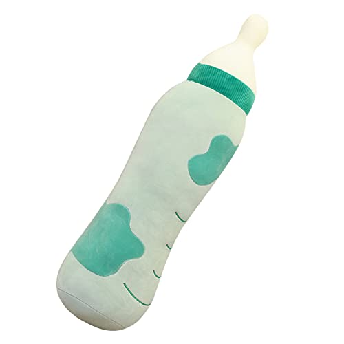 JAWSEU Milk Plüschkissen, Cartoon Babyflasche Stofftier Plüsch Umarmung Kissen Plüsch Rückenkissen Geschenk Spielzeug Kind Kissen Geburtstagsgeschenk, 50cm JAWSEU Milk Plüschkissen, Cartoon Babyflasche Stofftier Plüsch Umarmung Kissen Plüsch Rückenkissen Geschenk Spielzeug Kind Kissen Geburtstagsgeschenk, 50cm von JAWSEU
