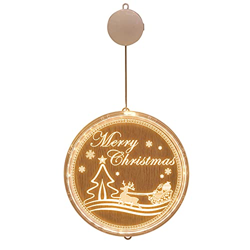 JAWSEU Weihnachtsbeleuchtung innen Fenster, Hängende Weihnachtsdeko Lichterkette, Weihnachtslichter LED Lichterkette Außen, Saugnapf Lichterkette Weihnachten, Weihnachtsbaum Dekoration JAWSEU Weihnachtsbeleuchtung innen Fenster, Hängende Weihnachtsdeko Lichterkette, Weihnachtslichter LED Lichterkette Außen, Saugnapf Lichterkette Weihnachten, Weihnachtsbaum Dekoration von JAWSEU