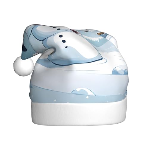JAYWIS Frohe Weihnachten Druck – Druck Erwachsene Plüsch Weihnachtsmütze Santa Stil Pom Pom Warm Weich Urlaub Kopfbedeckung für Partys Weihnachten Feier JAYWIS Frohe Weihnachten Druck – Druck Erwachsene Plüsch Weihnachtsmütze Santa Stil Pom Pom Warm Weich Urlaub Kopfbedeckung für Partys Weihnachten Feier von JAYWIS