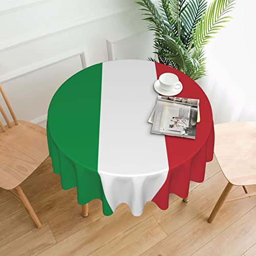 JAYWIS Italien-Flaggen-Druck, runde dekorative lange Tischdecke, abwischbar, wasserdicht, Polyest, runde Tischdecken, 60 runde Tischdecken für Küche/Heimdekoration, Tisch, Urlaub, Zuhause, JAYWIS Italien-Flaggen-Druck, runde dekorative lange Tischdecke, abwischbar, wasserdicht, Polyest, runde Tischdecken, 60 runde Tischdecken für Küche/Heimdekoration, Tisch, Urlaub, Zuhause, von JAYWIS
