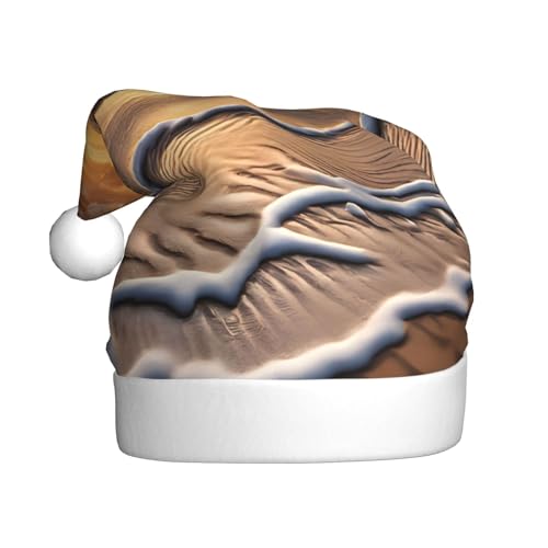 JAYWIS Sonnenuntergang Strand – Druck Erwachsene Plüsch Weihnachtsmütze Santa Stil Pom Pom Warm Weich Urlaub Kopfbedeckung für Partys Weihnachten Feier JAYWIS Sonnenuntergang Strand – Druck Erwachsene Plüsch Weihnachtsmütze Santa Stil Pom Pom Warm Weich Urlaub Kopfbedeckung für Partys Weihnachten Feier von JAYWIS