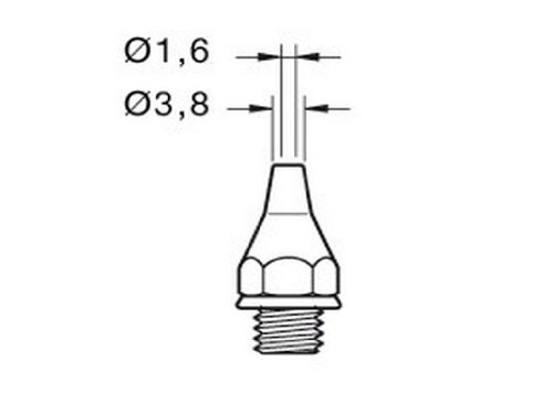 JBC 0320800 Entlötspitze für Classic, 75 W JBC 0320800 Entlötspitze für Classic, 75 W von JBC
