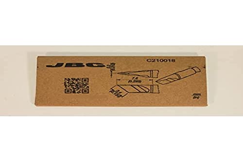 JBC Lötspitze Serie C210, Sonderform, C210018/3,4 x 0,3 mm, klingenförmig C210018 (2210 AD2210 C210 Loetkartusche Loetpatrone Loetspitze Lötkartusche Lötpatrone T210-A) JBC Lötspitze Serie C210, Sonderform, C210018/3,4 x 0,3 mm, klingenförmig C210018 (2210 AD2210 C210 Loetkartusche Loetpatrone Loetspitze Lötkartusche Lötpatrone T210-A) von JBC