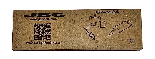 JBC Lötspitze Serie C245, Rundform, C245034/Ø 0,4 mm, gebogen C245034 (Lötkartusche Lötpatrone Loetspitze Loetkartusche Loetpatrone 2245 2045 bleifrei) JBC Lötspitze Serie C245, Rundform, C245034/Ø 0,4 mm, gebogen C245034 (Lötkartusche Lötpatrone Loetspitze Loetkartusche Loetpatrone 2245 2045 bleifrei) von JBC