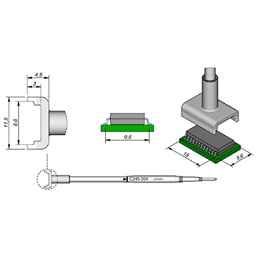 JBC C245304 SMD-Entlötspitze für T245 JBC C245304 SMD-Entlötspitze für T245 von JBC