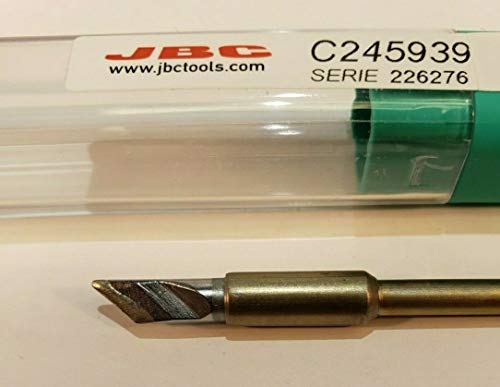 JBC Lötspitze Serie C245 Klingenform, C245939/6,0 x 0,4 mm, abgewinkelt C245939 (2045 2245 Loetkartusche Loetpatrone Loetspitze Lötkartusche Lötpatrone) JBC Lötspitze Serie C245 Klingenform, C245939/6,0 x 0,4 mm, abgewinkelt C245939 (2045 2245 Loetkartusche Loetpatrone Loetspitze Lötkartusche Lötpatrone) von JBC