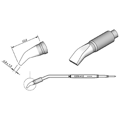 JBC C250412 Lötspitze für AL-2A, meißel von JBC