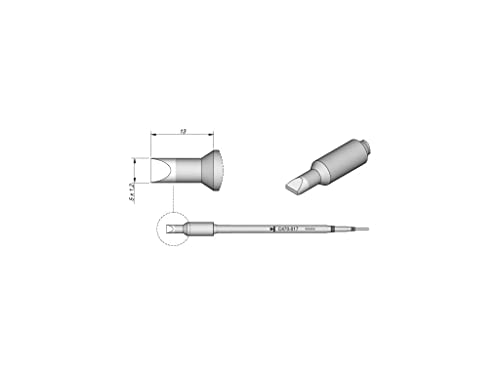 JBC Lötspitze Serie C470, Meißelform, C470017/5,0 x 1,2 mm, gerade C470017 (Lötkartusche 470 4700 C470- Loetkartusche Loetpatrone Loetspitze Lötpatrone T470) JBC Lötspitze Serie C470, Meißelform, C470017/5,0 x 1,2 mm, gerade C470017 (Lötkartusche 470 4700 C470- Loetkartusche Loetpatrone Loetspitze Lötpatrone T470) von JBC