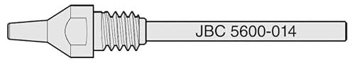 JBC Entlötspitze Serie C560, C560014/Ø 0,8 mm, 2,5 mm, Pincleaning C560014 (Entlötkartusche Entlötpatrone Entloetspitze Entloetkartusche Entloetpatrone 5600 DR5600 DR5650 Entlötdüse Entloetdüse) von JBC