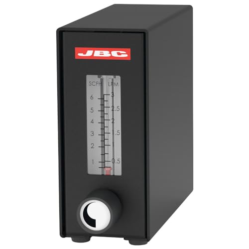 JBC Stickstoff-Durchflussregler, DI, Typ MN-A MN-A (MN-A DIN-2B N2 Nitrogen GN-A) Leistung: 3 W/Temperatur: 10-40 °C/Abmessung Außen L x B x H: 130 x 50 x 120 mm/N2 Luftstrom: 0,5-3 SLPM von JBC
